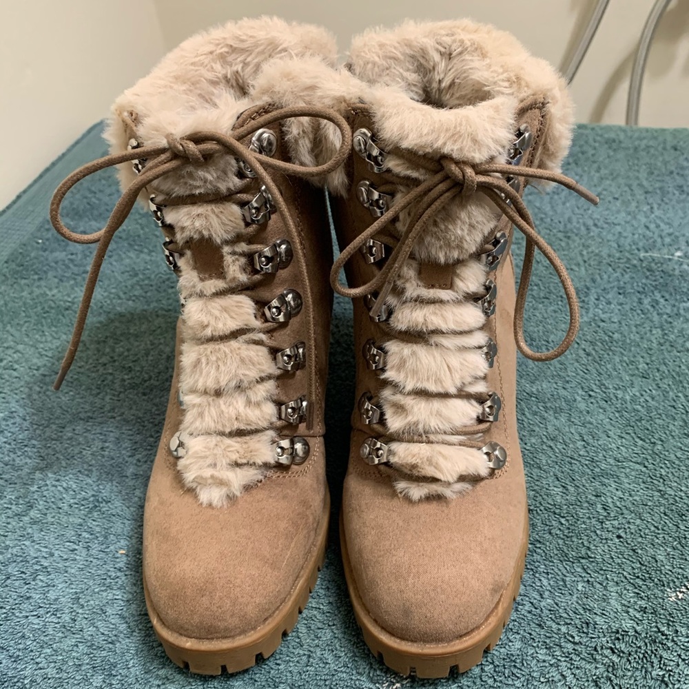Madden girl faux fur bootie